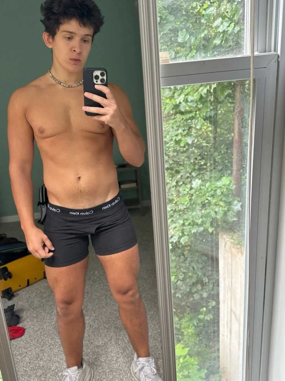 Calvin Klein Black Men’s Stretch Boxer Briefs with Logo Waistband